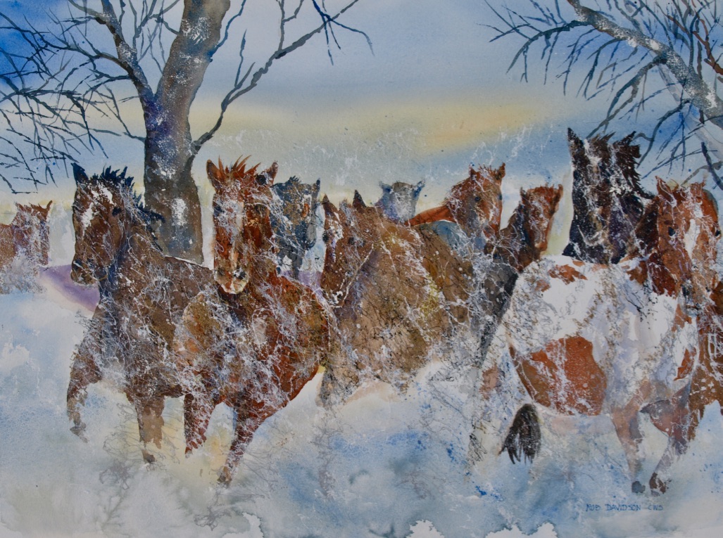 rad-wild-horses-stormin'-24x18-painting
