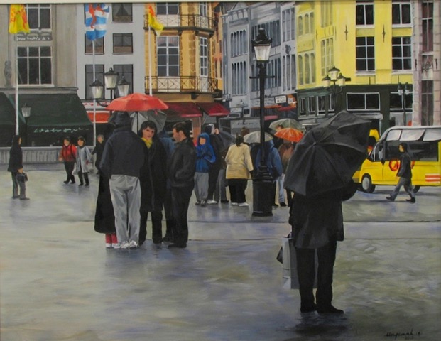 A Day in Brussels (art show size)